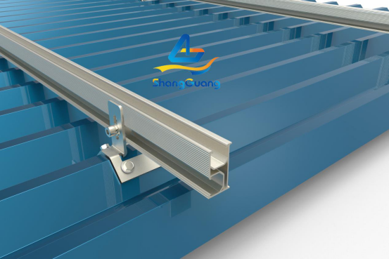 Solar tin roof mounting brackets system