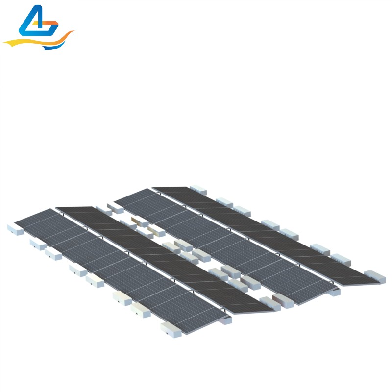 flat roof steel ballast triangle system