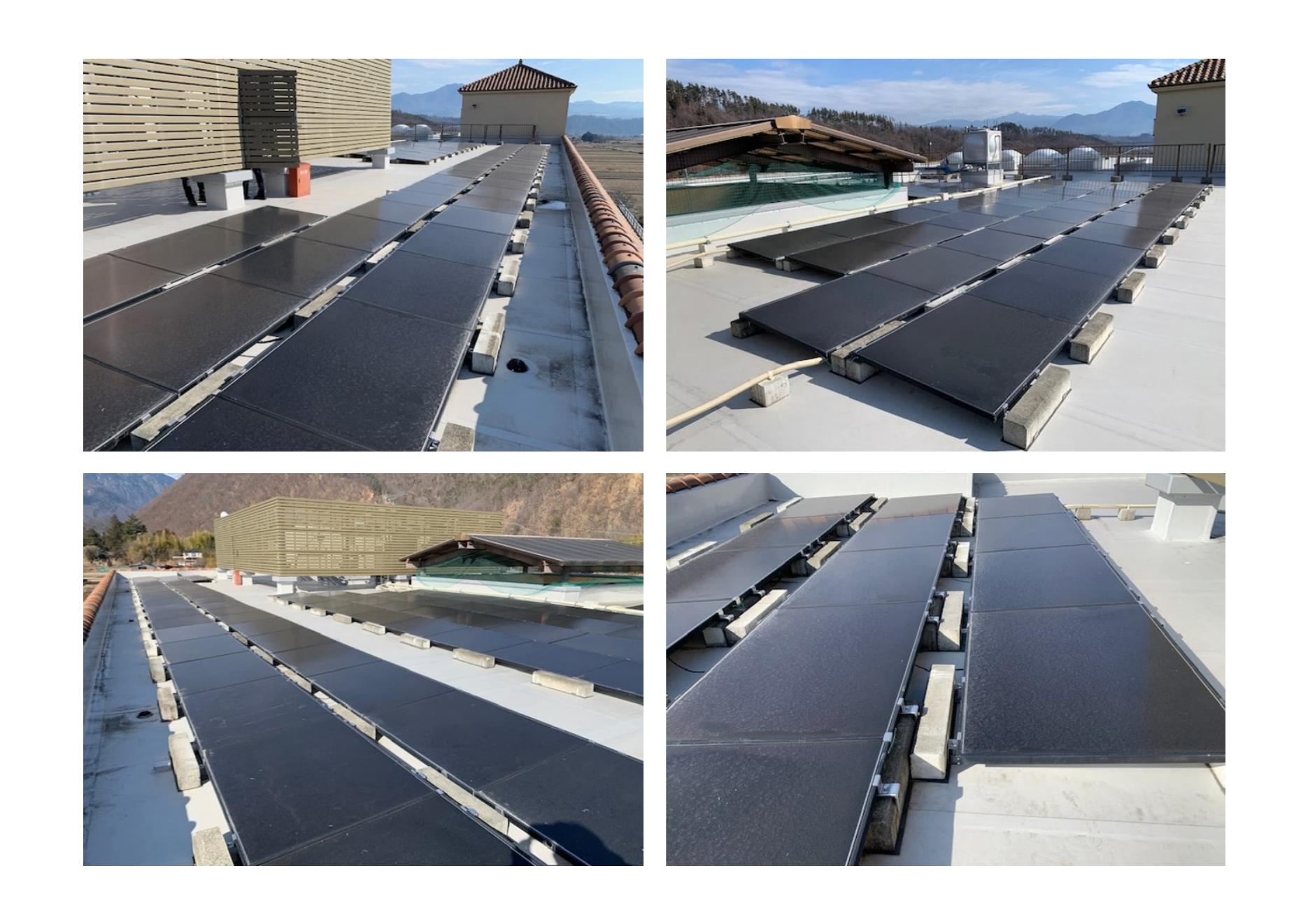 flat roof steel ballast triangle system