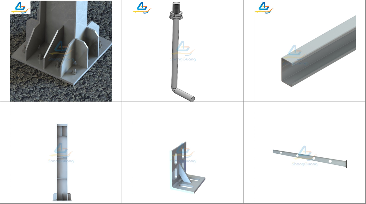 Solar carport mounting system