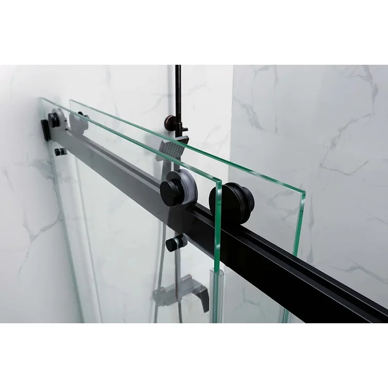 Supply Frameless Bypass Sliding Shower Door Wholesale Factory