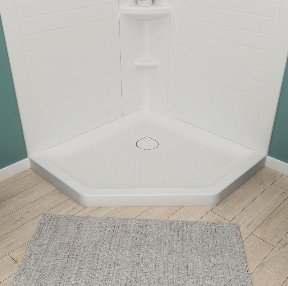 Neo-Angle Single Threshold Shower Base