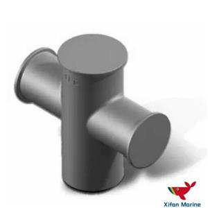 ISO13797 Ship Cross Single Bitt Dengan SWL 45T