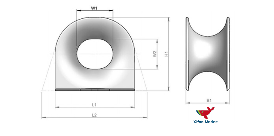 NS2590 Mooring Chock
