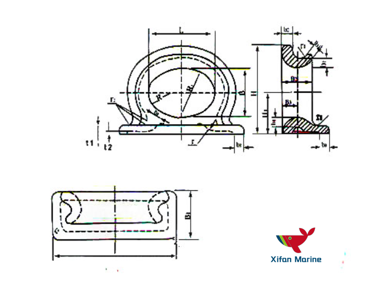 Deck Mounted Mooring Chock