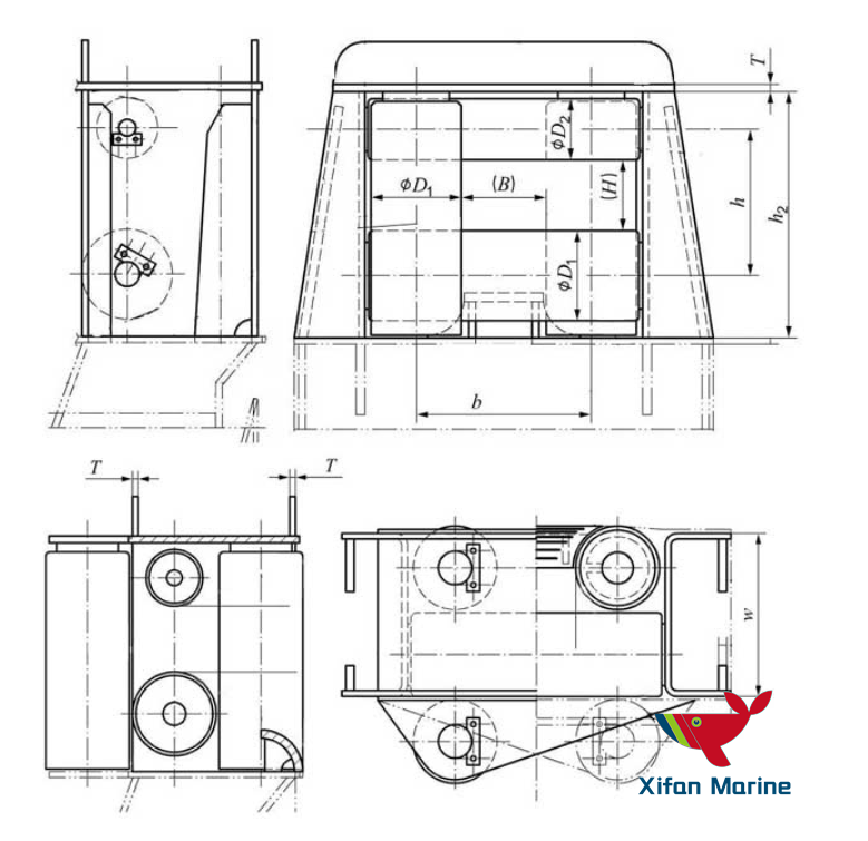 ISO13733 Roller Fairlead