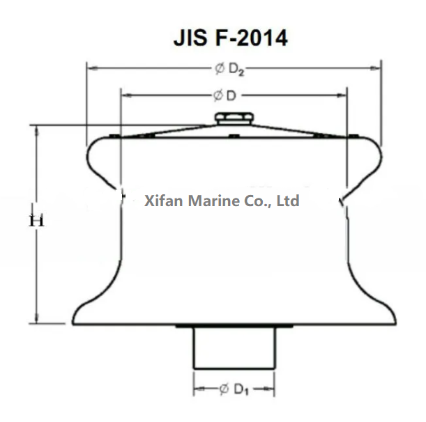 Marine Open Type Two Fairlead Roller