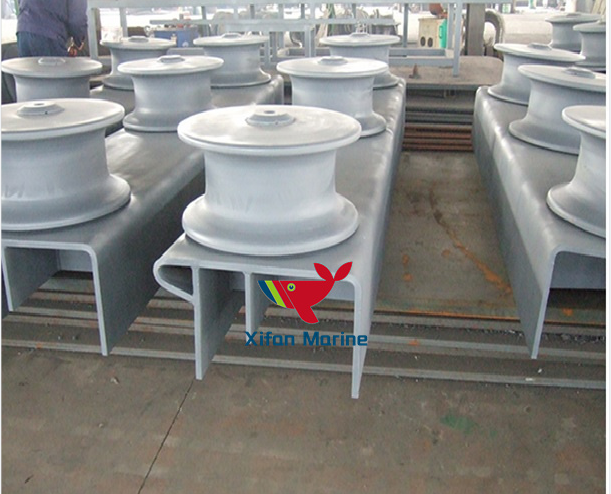 Marine Open Type three Fairlead Roller