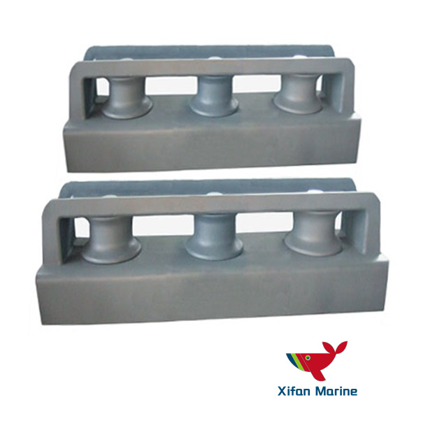 JIS F2014-1987 Closed Roller Fairlead Type with Three rollers