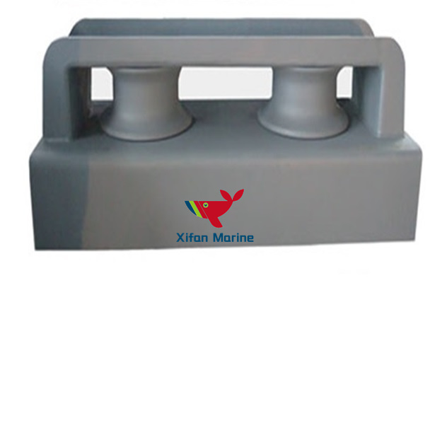 Closed Type Two Roller Fairlead with Stand JIS F2014-1987