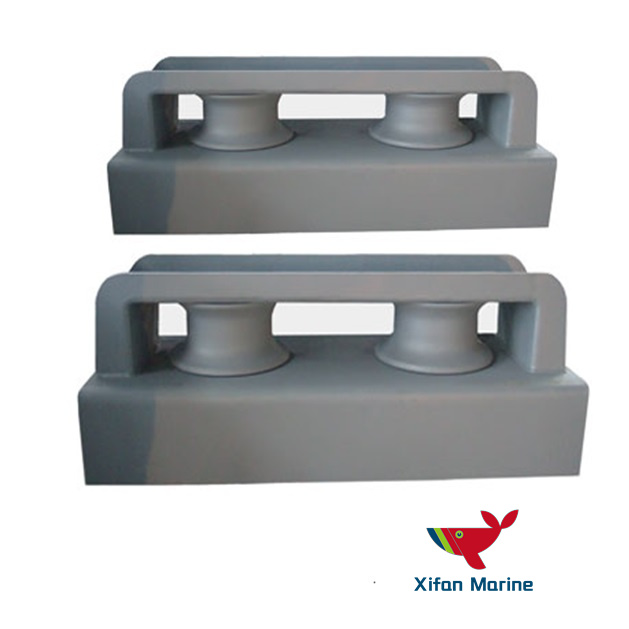 Closed Type Two Roller Fairlead with Stand JIS F2014-1987