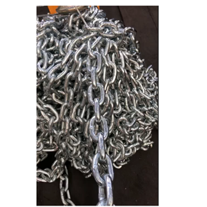 Cadena de ancla de eslabón abierto sin pernos galvanizada marina de grado U2