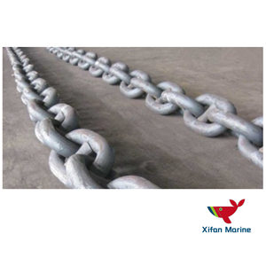 Industri Lepas Pantai Menggunakan Mooring Stud Link Anchor Chain RQ3 Grade