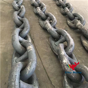 Offshore Black Stud Link Mooring Anchor Chain RQ3s Grade