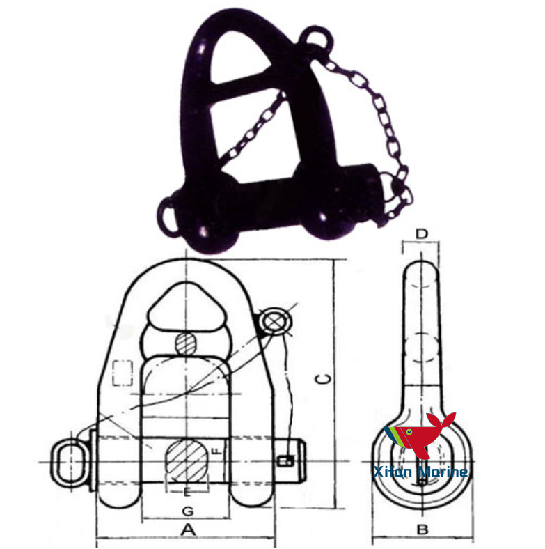 Mooring Buoy Join Shackle