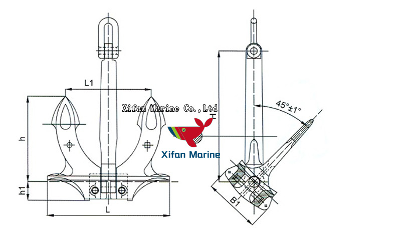 Hall anchor type C Hall anchor type C