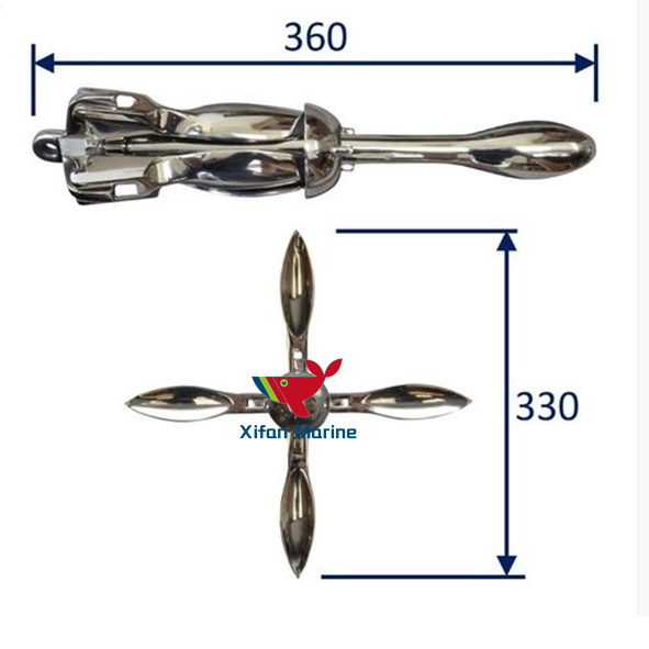 Stainless Steel Folding Anchor