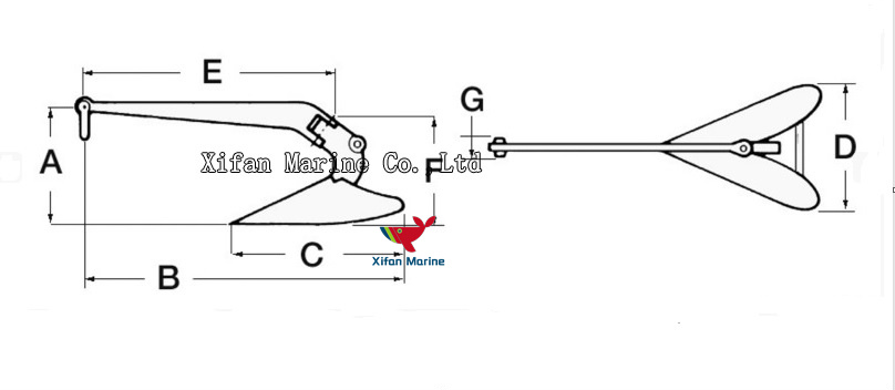 stainless plough anchor