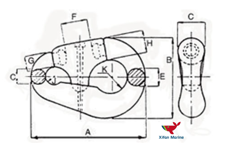 Pear Shape Anchor Shackle