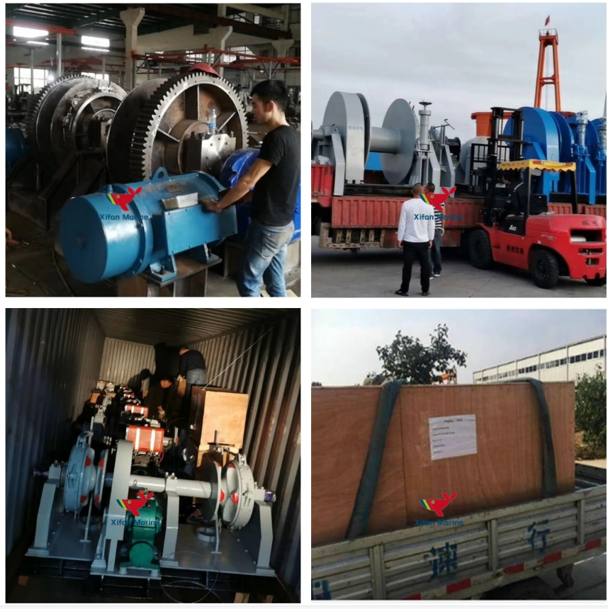 Double Drum Electric Mooring Winch