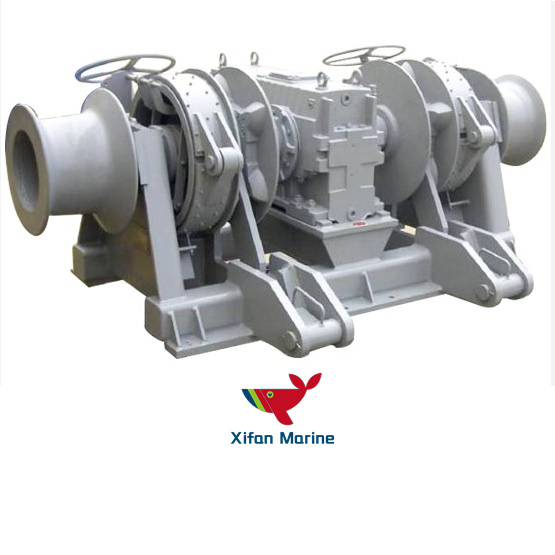 Mesin kerek jangkar roda gipsi ganda