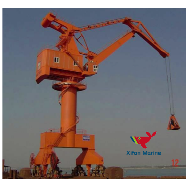 Lever Luffing and Traveling Crane For Shipbuilding Factory Assembly