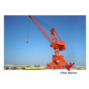 Lever Luffing dan Traveling Crane Untuk Perakitan Pabrik Pembuatan Kapal