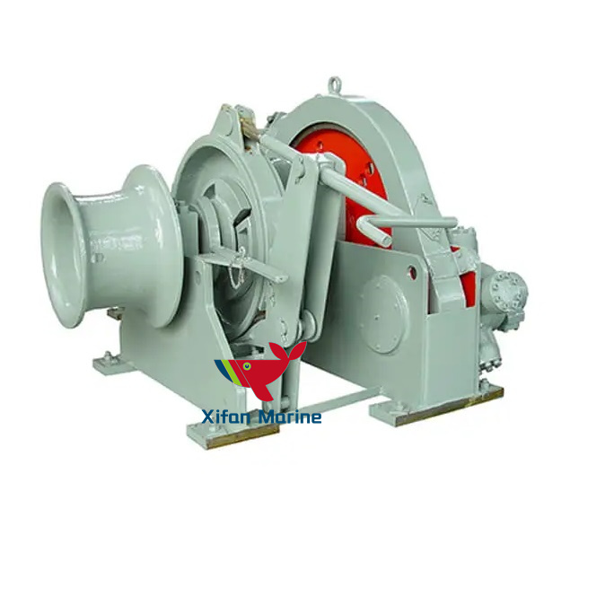 Mesin Kerek Jangkar Hidraulik Tunggal Kelautan