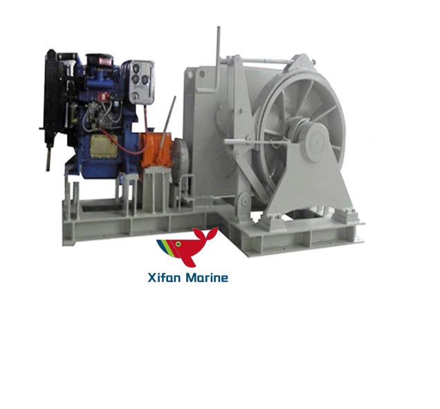 Marine Diesel Engine Anchor Windlass