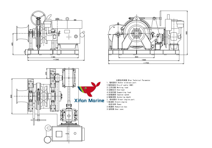 Hydraulic Anchor Windlass and Mooring Winch Hydraulic Anchor Windlass and Mooring Winch