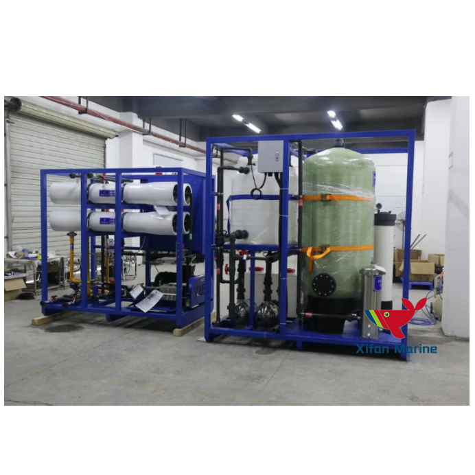 50Ton Per Day Seawater Desalination System RO Plant