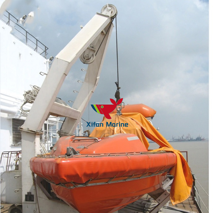 Fast Rescue Boat Launching Appliance Davit for Lifeboat