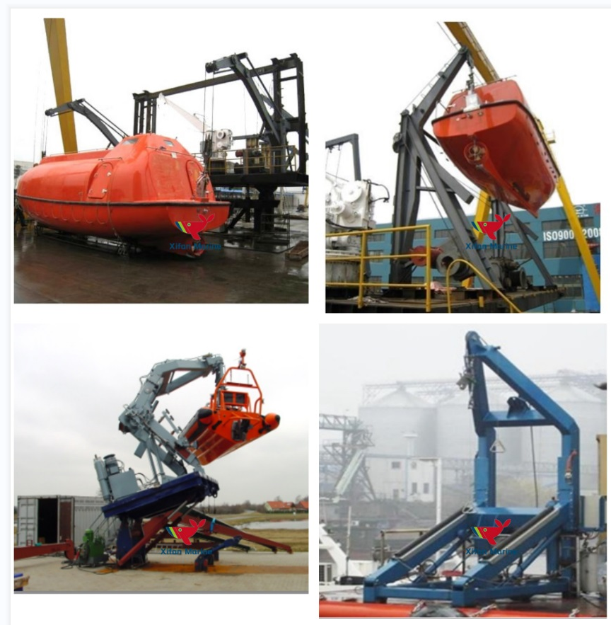 Gravity Pole Type Davit