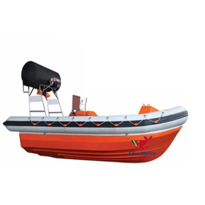 SOLAS Inflatable Fender Fast Rescue Boat With Davit