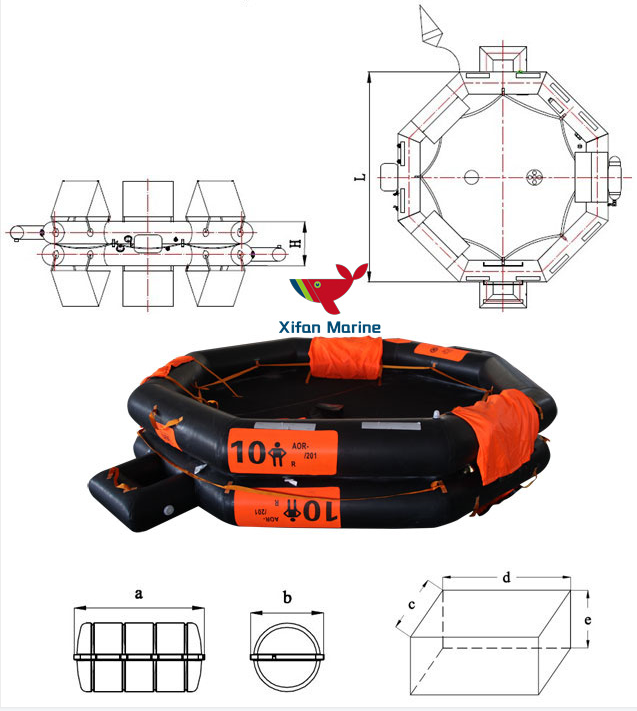 Throw-overboard Liferaft