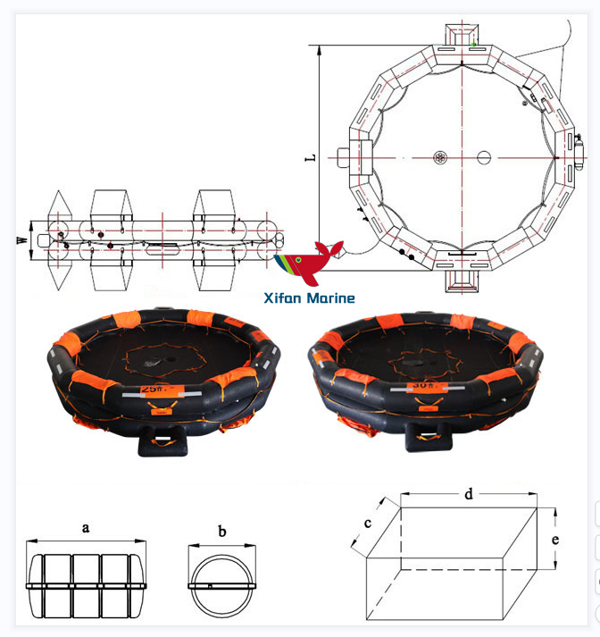 Throw-overboard Liferaft