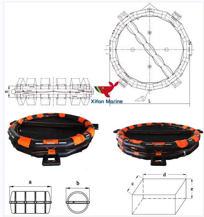 Throw-overboard Liferaft