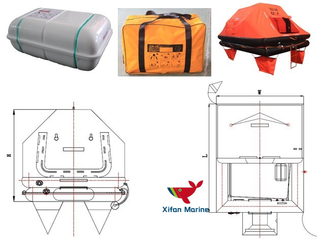 YSR-4/6/8/10/12Throw-over board Inflatable Liferaft