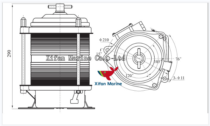 Marine Single Deck Navigation Light