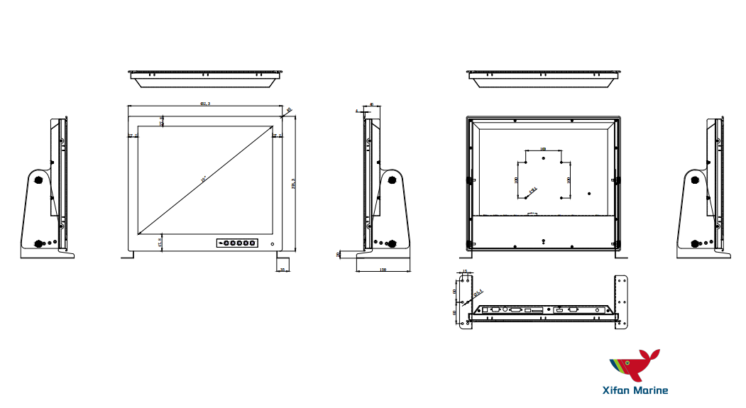 LCD Monitor For Vessel