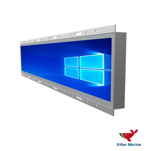 Standar VGA Input Metal Case LED Monitor Untuk Kapal