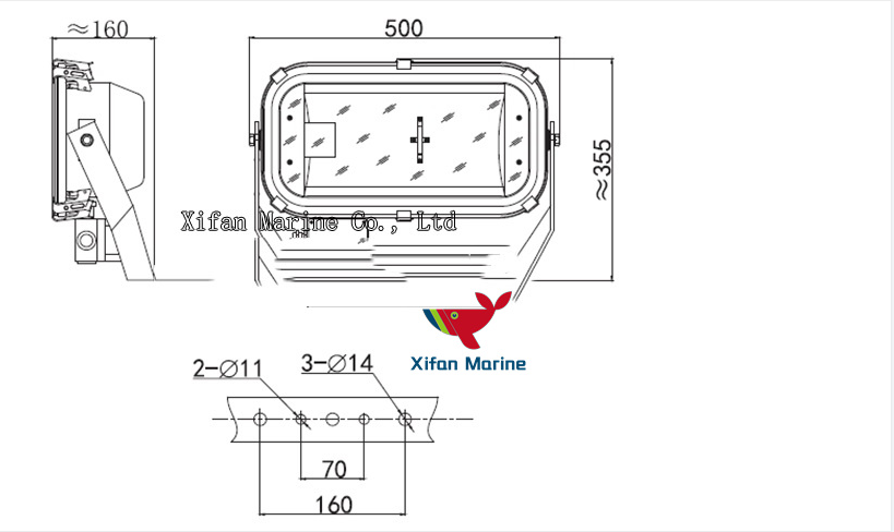 TG15 Marine Spot Light