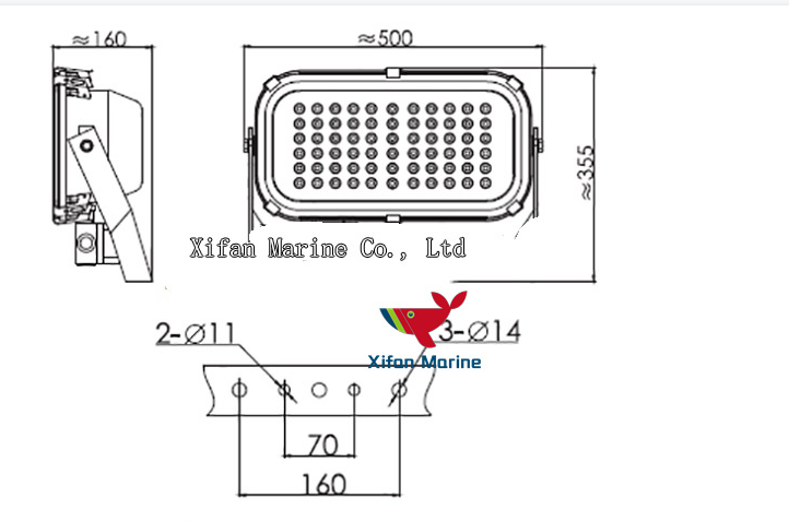 TG15 Marine Spot Light