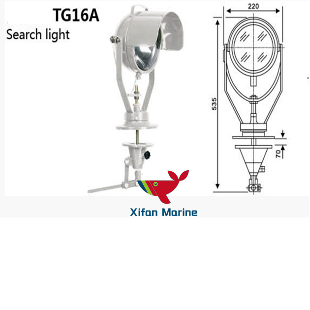 TG16A / TG16B Marine Ship Boat Stainless Steel Outdoor Spot Light