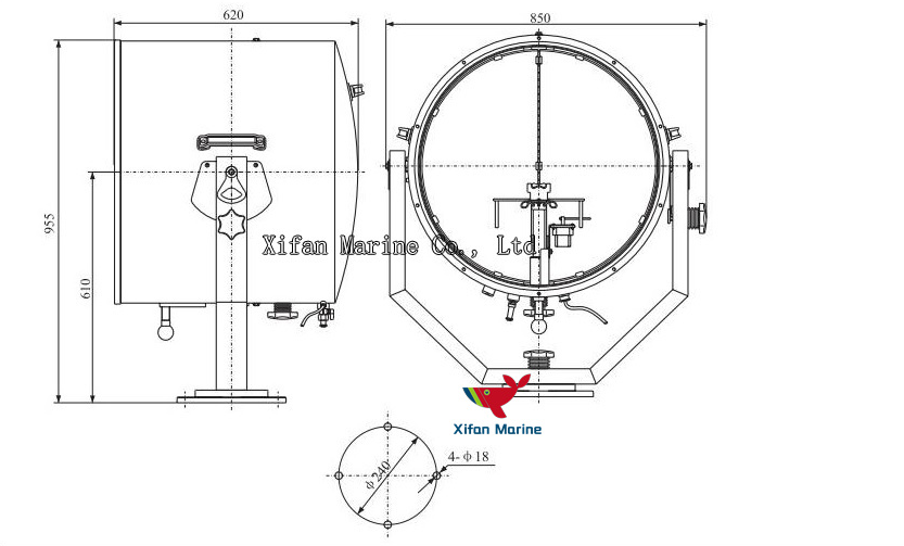 TZ5 Type Suez Canal Marine Search Light