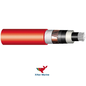 3-Core XLPE Insulated Kabel Listrik Kapal Tegangan Menengah