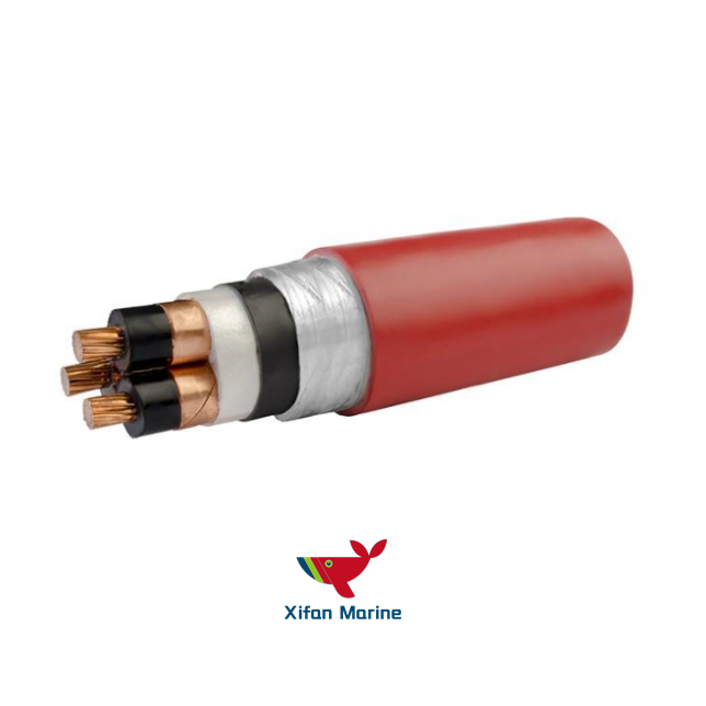 3-Core XLPE Insulated Medium Voltage Shipboard Power Cable