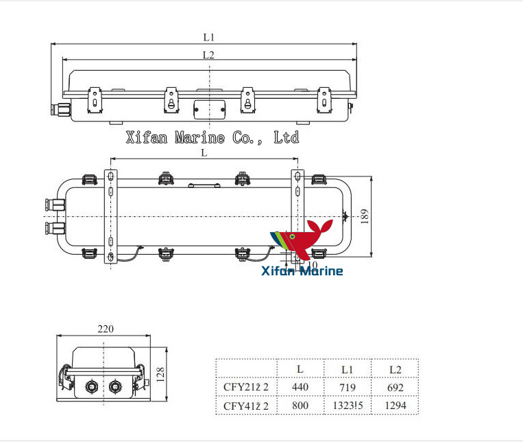 CFY21 / CFY41 Explosion Fluorescent Proof Pendant Light