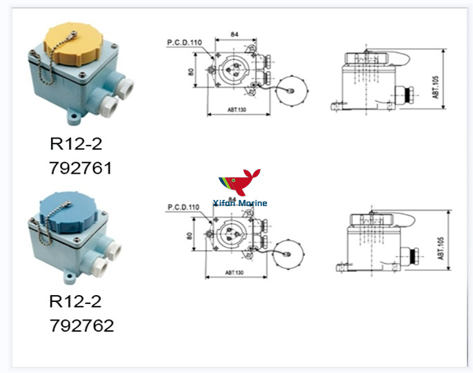 IEC Standard Watertight Marine Socket with Switch Impa IMPA792761