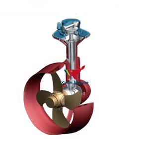 Pendorong Azimuth Hidraulik dengan Nozzle 360 ​​Derajat Tipe Z